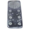 Brule encens pour batonnets en steatite decore fleur de vie Longueur 20 x7.5 cm. Livre en boite individuelle.
