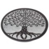 Brûle-encens pour bâtonnets en stéatite Arbre de Vie Racine, Ø 9,8 cm. Livré en boîte individuelle.