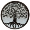 Brûle-encens pour bâtonnets en stéatite Arbre de Vie Racine, Ø 9,8 cm. Livré en boîte individuelle.