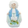 Magnet de la Vierge Miraculeuse en relief, H. 8 x 4.5 cm.