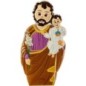 Magnet de Saint Joseph en relief, H. 7.5 x 4 cm.