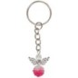 Porte-cl-eacute-s ange en acrylique H- 2-5 cm- LOT DE 5 ANGES DE COULEURS ASSORTIS-