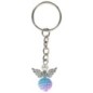 Porte-cl-eacute-s ange en acrylique H- 2-5 cm- LOT DE 5 ANGES DE COULEURS ASSORTIS-