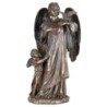Statue bronze coulé à froid le l'archange Chamuel, H. 31 cm