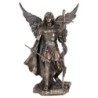 Statue de l’archange Gabriel en bronze à froid, hauteur 24 cm.