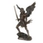 Statue de l’archange Remiel en bronze à froid, hauteur 28 cm.