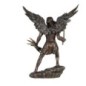 Statue de l’archange Remiel en bronze à froid, hauteur 28 cm.