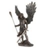 Statue de l’archange Sariel en bronze coulé à froid, hauteur 33 cm.
