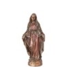 Statue de la Vierge Miraculeuse en bronze coulé à froid, hauteur 10 cm.