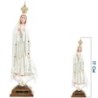Statue de Notre dame de Fatima en résine peinte, Plusieurs tailles.