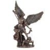 Statue de saint Michel terrassant le démon, en bronze coulé à froid, disponible en plusieurs tailles.