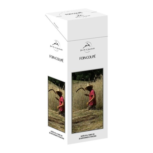 Boite de 6 tubes de 20 bâtonnets d´encens, parfume aux huiles essentielles.