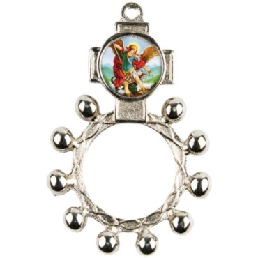Dizainier bague couleur argentée + résine