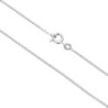 Chaine argent 925 °/°° maille venitienne limee, fermoir rond a ressort..