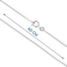 Chaine argent 925 °/°° maille venitienne limee, fermoir rond a ressort..