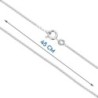 Chaine argent 925 °/°° maille venitienne limee, fermoir rond a ressort..