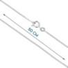 Chaine argent 925 °/°° maille venitienne limee, fermoir rond a ressort..