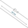 Chaine argent 925 °/°° maille venitienne limee, fermoir rond a ressort..