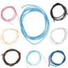 Cordon en polyester lisse de couleur Ø 1,5 mm - longueur 80 cm..