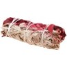 Fagot de fumigation sauge blanche et sang dragon. 10 cm, environ 25 g..