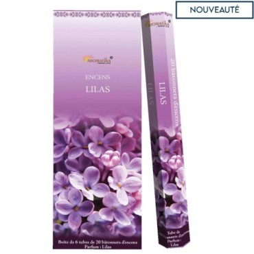 Bo-îte de 6 tubes Aromatika de 20 batônnets d'encens roulés à la main "Massala"  100% naturel (20 grammes)