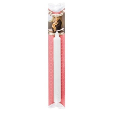 Bougie des saints en couleur + priere et pochette.