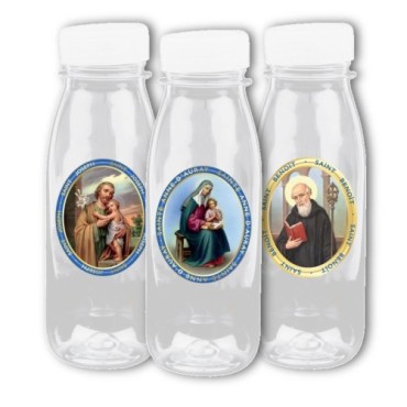 Bouteille en plastique 1/4 de litre.