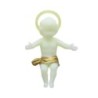 Enfant Jésus bras ouverts, fluorescent pour crèche, plusieurs tailles.