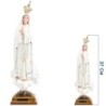 Statue de Notre dame de Fatima en résine peinte, Plusieurs tailles.