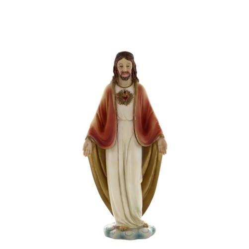 Statue en resine polychrome peinte a la main taille de 16 a 24 cm - Plusieurs Saints..
