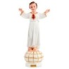 Statue du Divin Enfant en couleur, en fibre de verre, pour intérieur et extérieur – Plusieurs tailles