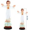 Statue du Divin Enfant en couleur, en fibre de verre, pour intérieur et extérieur – Plusieurs tailles