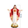 Statue du Christ Rédempteur en couleur, en fibre de verre, pour intérieur et extérieur – Plusieurs tailles disponibles...