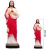 Statue Sacré-Cœur de Jésus en résine ou fibre, colorée, pour intérieur/extérieur. Plusieurs tailles disponibles...