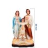 Statue Sainte Famille en fibre de verre, en couleur, pour intérieur/extérieur. Disponible en plusieurs tailles...