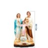 Statue Sainte Famille en fibre de verre, en couleur, pour intérieur/extérieur. Disponible en plusieurs tailles...