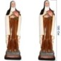 Statue Sainte Thérèse en résine ou fibre de verre, en couleur, pour intérieur/extérieur. Plusieurs tailles ...