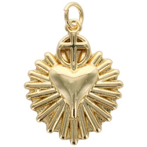 Pendentif de L'Ex-Voto doré supérieur, Ø 2.1 cm.