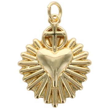 Pendentif de L'Ex-Voto doré supérieur, Ø 2.1 cm.