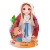 Magnet enfantin en résine souple, H. 8 cm, plusieurs saints disponibles