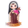 Magnet enfantin en résine souple, H. 8 cm, plusieurs saints disponibles