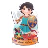 Magnet enfantin en résine souple, H. 8 cm, plusieurs saints disponibles