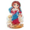 Magnet enfantin en résine souple, H. 8 cm, plusieurs saints disponibles