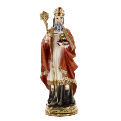 Statue en resine polychrome peinte a la main taille de 16 a 24 cm - Plusieurs Saints..