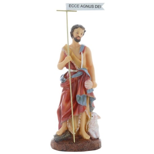 Statue en resine polychrome peinte a la main taille de 16 a 24 cm - Plusieurs Saints..