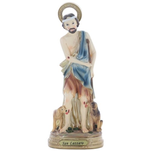 Statue en resine polychrome peinte a la main taille de 16 a 24 cm - Plusieurs Saints..