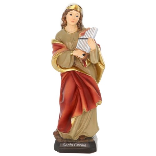 Statue en resine polychrome peinte a la main taille de 16 a 24 cm - Plusieurs Saints..