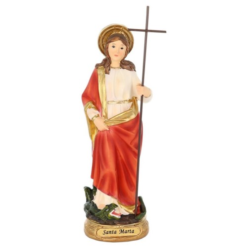 Statue en resine polychrome peinte a la main taille de 16 a 24 cm - Plusieurs Saints..