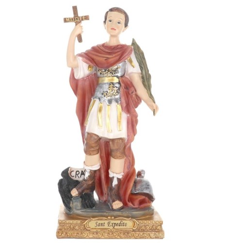 Statue en resine polychrome peinte a la main taille de 16 a 24 cm - Plusieurs Saints..