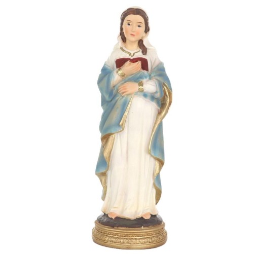 Statue en resine polychrome peinte a la main taille de 16 a 24 cm - Plusieurs Saints..